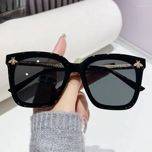 Gafas de sol Pequeñas Cuadradas Diseñador Mujeres Hombres Lujo Abeja Gafas de sol Damas Gafas especiales UV400 Niñas