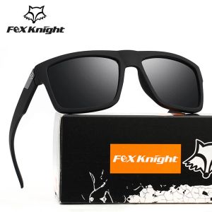 Lunettes de soleil Cycling Sunglasses Men Femmes Fox Knight Sun Glasse pour hommes Mâles de conduite des verres à cyclisme Sport Mountain Goggles UV400