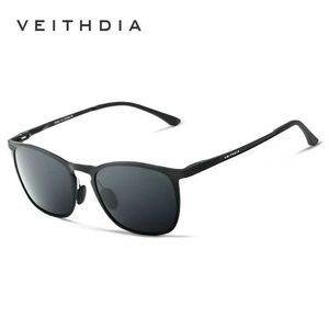 Lunettes de soleil Veithdia 2020 Lunettes de soleil vintage Men Polaris UV400 LENS SUMPRES SUM