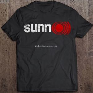 Sunn O Band Red Metal Rock Band Mens Tamaño de camiseta Negra S-6XL Camiseta personalizada Camiseta de verano 240412