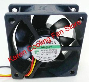 Sunon KDE1206PTV1 KDE1206PTV3 KDE1206PTV2 DC12V 11W 6cm Fan de refroidissement HA60251V40000C99 07W8719649