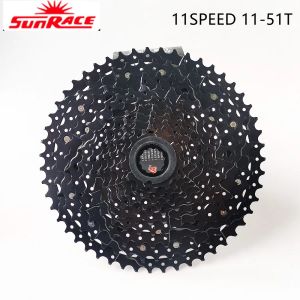 SunRace CSMX8 CSMS8 Cassete de bicicleta 11 velocidades gran relación MTB bicicletas Cassette rueda libre 11-46T 11-51T piñones de bicicleta de montaña