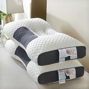 Super 3D Ergonomic Pillow Sleep Neck Pillow Protects The Neck Spine Orthopedic Contour Pillow Bedding for All Sleeping Positions 240103