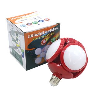 Bombilla LED plegable superbrillante E27 40W lámpara LED de fútbol UFO AC 85-265V bombilla LED bombilla de bola de burbuja reemplazo plegable luz halógena