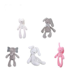 Super mignon lapin gris en peluche poupée en peluche bébé jouet de sommeil bébé jouet bébé confort et sommeil poupée grandes oreilles petit lapin