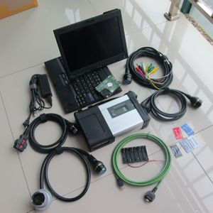 Herramienta de diagnóstico mb star c5 para automóviles y camiones HDD 320gb con computadora portátil X200t 4g pantalla táctil pc escáner profesional