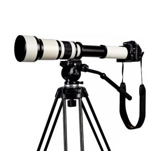 Super Telezoomlens 650-1300mm F8 voor Canon EOS Nikon Sony Pentax K-1 K-S2 K-S1 K-500 K-70 K-50 K-30 K5 IIs K-7 K-5 K-3 II K-2 K110D K10D Fujifilm Olympus DSLR-spiegelloze camera