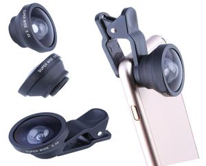 Super angle de téléphone mobile Mobile Lens Smartphone Camera Lens Version de mise à niveau de Fish Eye pour iPhone 4 5S 6S Plus Samsung CL45S LEN9565137