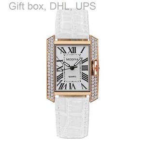 SUPERCLONE Reloj de lujo Tank Cart moda mujer Hot trend set diamante personalidad rectangular