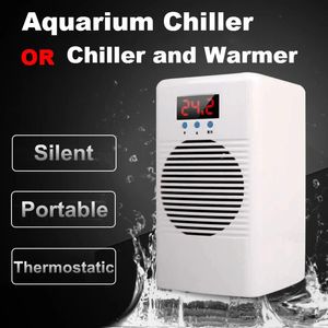 Fournitures 110240 V Refroidisseur d'eau d'aquarium ou refroidisseur plus chaud Contrôle de la température à semi-conducteur pour réservoir de crevettes de poisson Réservoir de récif de corail marin