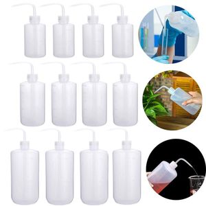 Supplies 250/500 / 1000 ml Tatouage Tatouage Lavage Clear White Plastic Squeeze Bottle Laboratory Mesurer Bottle