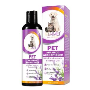 Suministros Champú para mascotas Champú suavizante para el cabello de mascotas Gel de ducha para mascotas para cachorros, perros y gatos Jabón de ducha Champú para perros Gel de baño para limpieza de mascotas