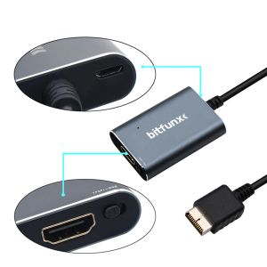 Fournit un convertisseur/adaptateur compatible HDMI de haute qualité pour Sony PS2 vers un téléviseur moderne, y compris des accessoires de jeu avec commutateur RGB/composant