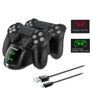 Fournitures Owllon pour Playstation 4 PS4 Pro Slim Controller USB Fast Charging Station Dock pour DualShock 4 Charger LED Indicateur LED