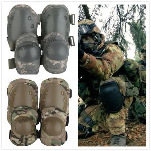 Survival Outdoor Tactical Military Outdoor Paintball Sport Knee Elbow Poussions de protection des produits de chasse