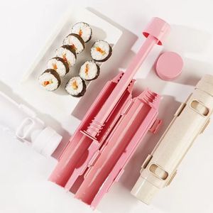 Sushi Tools DIY Sushi Making Machine Quick Sushi Maker Kitchen Sushi Tool Bazooka Japanese Rolled Rice Meat Mold Bento Accessories 230327