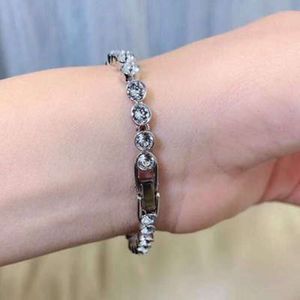 Swarovskis Bracelet Designer Femmes de qualité Original Qualité Luxury Mode Bangle Élégant Tennis Full Diamond Crystal Bracelet Femmes Small Round Ball Bracelet