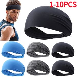 Sweatband 110PCS Hair Band Ribbon Women Men Fitness Elastic Headband Turban Sweat Absorption Breathable Quick Drying Outdoor Sports 230425