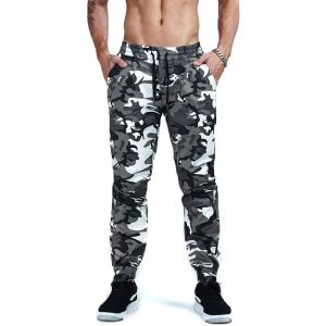 Pantalones Deportivos AIMPACT Pantalones Deportivos Deportivos Informales Ajustados De Sarga De Camuflaje para Hombre