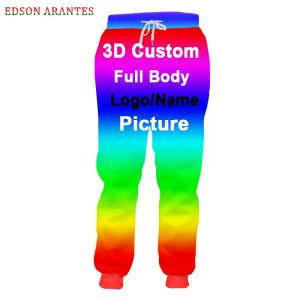 Pantalons de survêtement personnalisés imprimés en 3D sur tout le corps, pantalons de survêtement unisexes avec votre visage, photo, logo, texte dessus !Joggers pour enfants et adultes DIY, livraison directe
