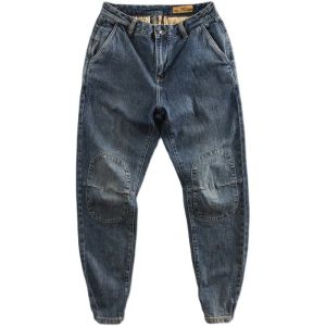 Pantalon de survêtement en gros 2022 New Hong Kong Splicced Ork Clothes Pantal Pantal Brand solide polyvalent