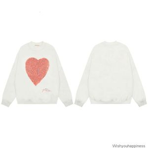 Sweatshirts Hommes Femmes Designer Sweats à capuche Mode Streetwear Mar Automne Daily Wear Lettre Love Chart Manches longues Coupe ample Coton Col rond Couple Pull