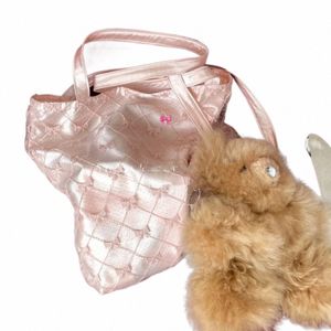 Sac à bandoulière Sweet Shopper Shop pour femmes sacs fourre-tout souples femelle 2024 Corée Fi FICH TRAVEL LACE MAIN DAGS 505G #