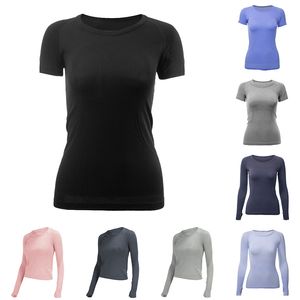 T-shirt Swiftly Tech 1.0 T-shirt haut ajusté pour femme Yoga Couleur unie T-shirts à manches courtes Entraînement de fitness avec une forte élasticité et respirabilité T-shirt