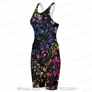 Ropa de baño Entrenamiento competición espalda Tech traje de baño cuello a rodilla mujeres sin espalda correas confort traje de baño una pieza traje de baño deportes acuáticos 240311