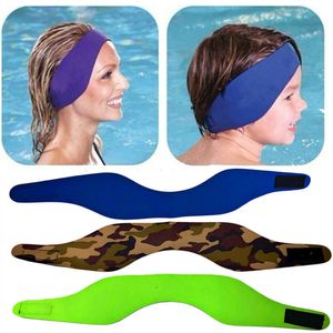 Bonnets de natation réglable étanche natation plongée oreille bande bandeau bouchon d'oreille pour enfant garder la protection de l'oreille pour les sports nautiques accessoires de bain 230616