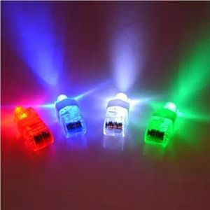 SXI 100pcs LED LED Láser Finger Light Whole Small Of Off Illumination Decorativo para Party Bar Club2937