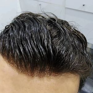Perruques synthétiques cheveux naturels hommes toupet brun blond noir super durable 100% perruque artificielle micro peau mince conditionneur PU complet 231215