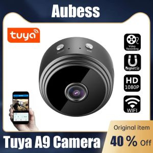 Système A9 1080p Tuya Mini IP Camera SmartLife App WiFi Security Home House Video Surveillance CCTV Indoor Wireless sans vision nocturne