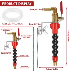 Système Buzzle refroidissement brumeuse à poussière résistante à la poussière Spaptiseur d'eau pour la machine à découper en marbre Cutter d'angle de machine