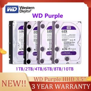 Système Western Digital Wd Purple 1T 2T 3T 4T 6T 8TB 10TB 3,5 