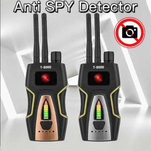 Systèmes T8000 Wireless RF Signal Anti Spy Detector Bugs Camera Lens GSM GPS Audio Tracker Antiavesdrop Military Quality Scanner