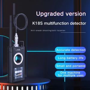 Sistemas Versión actualizada K18S Multifunción Cámara Anti detector GSM GSM Finder GPS Lente Localizador Detect Finder Radio s Finder