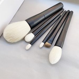 T-1 Powder Brush T-5 Highlight T-6 T-7 T-8 Eye Shadow Blending T-9 Eyebrow Makeup Brushes La mejor herramienta cosmética de belleza de pelo de cabra