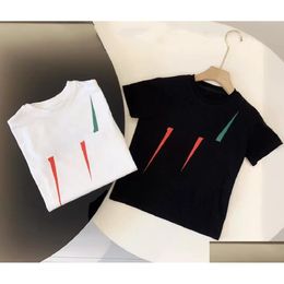 T-shirts Bébé Designer Enfant T-shirts D'été Filles Garçons Mode T-shirts Enfants Enfants Casual Tops Lettres Imprimé T-shirts 14 Couleurs Drop Dhypx