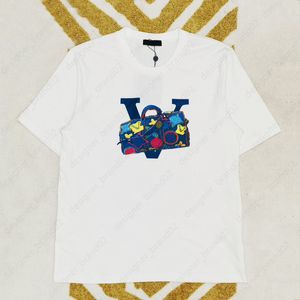 T-shirts hommes femmes concepteur dessin animé motif imprimé T-shirts mode classique col rond manches courtes haut 3XL 4XL 5XL