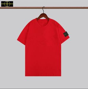 T-shirts t-shirts polos concepteur décontracté veste de pierre de pierre île t-shirts avec lettres à manches courtes est la terre la plus vendue des vêtements de cp hip hop masculin A5