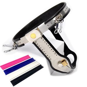 Ceintures de chasteté féminine de type T, bondage fétichiste sexuel, sous-vêtements de chasteté en acier inoxydable, pantalon sexy, dispositif SM, jouets adultes pour femmes G7-5-43