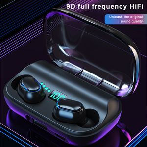 T11 TWS Drahtlose Bluetooth Kopfhörer Led-anzeige Wasserdichte Sport Musik In-ear-Ohrhörer Für Xiaomi Huawei Für PC Laptop tablet