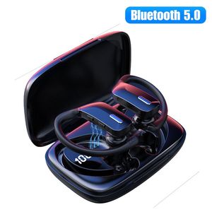 T17 TWS Auriculares inalámbricos Auriculares estéreo Bluetooth Auriculares impermeables para juegos deportivos con pantalla de alimentación LED