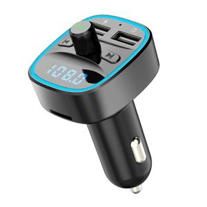 Lecteur Mp3 de voiture série T25, chargeur de voiture, Charge rapide, transmetteur FM mains libres Compatible Bluetooth T25Q