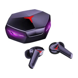 T33 Auriculares Bluetooth para juegos Auriculares inalámbricos TWS de baja latencia Auriculares intrauditivos Auriculares estéreo 9D para juegos de música con micrófono en caja de venta al por menor