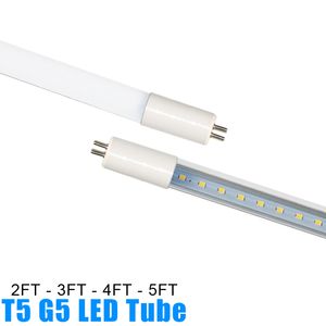 Tubes LED T5 2 broches 4 pieds 3 pieds 2 pieds 1 pied 18W AC85-265V G5 lumières 100LM/W SMD2835 lampes fluorescentes ampoules à barre linéaire 1.2m pilote de luminosité à l'intérieur de Crestech