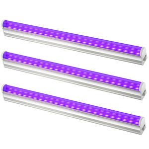 T5 Luz UV 1 pie 2 pies 3 pies 4 pies 5 pies Luces UV Tubo integrado Brilla en la oscuridad Suministros para fiestas Decoraciones de Halloween Habitación Pinturas corporales Póster Detecciones de orina crestech888