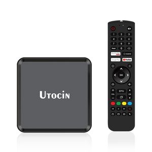 Récepteur de middleware UTOCIN NEO OTT SAPEUR MÉDIA Android 11.0 TV Box Amlogic S905W2 2 Go 16 Go 2.4g 5G WiFi 4K AV1 Set Top Box Nouvel arrivée