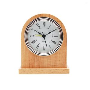 Relojes de mesa, reloj despertador de madera, reloj de escritorio con salto Natural, mecanismo de movimiento, decoración del hogar, regalo de cumpleaños